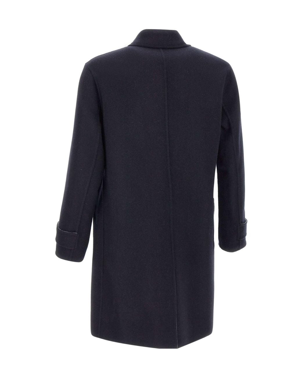 Eleventy Blue Double-Sided Reversible Coat for men