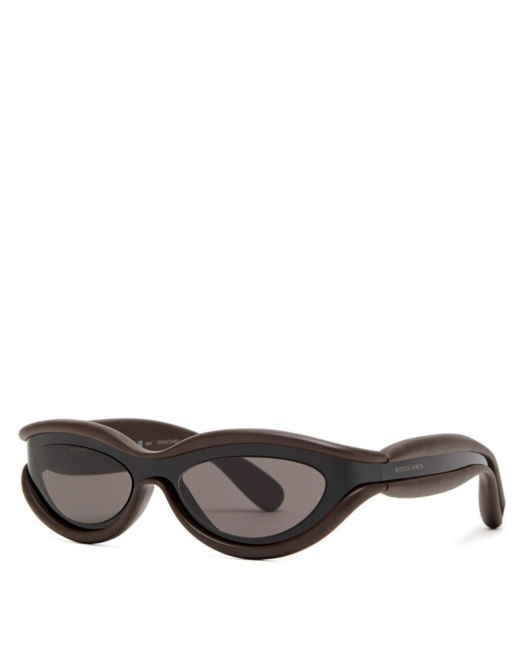 Bottega Veneta White Minimalist Sunglasses for men