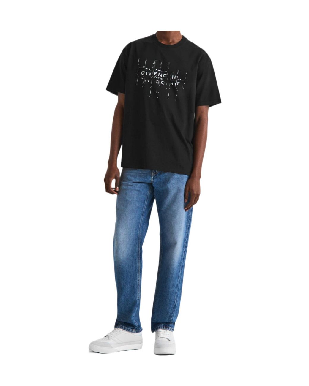 Givenchy Black Crew-Neck Short-Sleeve T-Shirt for men