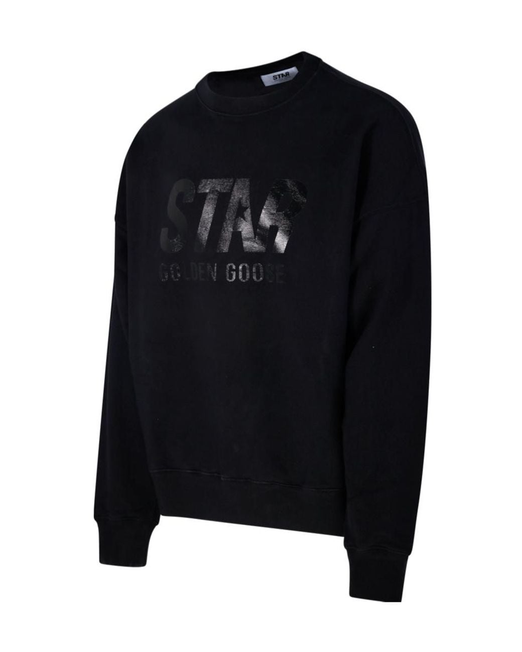Golden Goose Deluxe Brand Blue Logo Printed Crewneck Sweatshirt for men