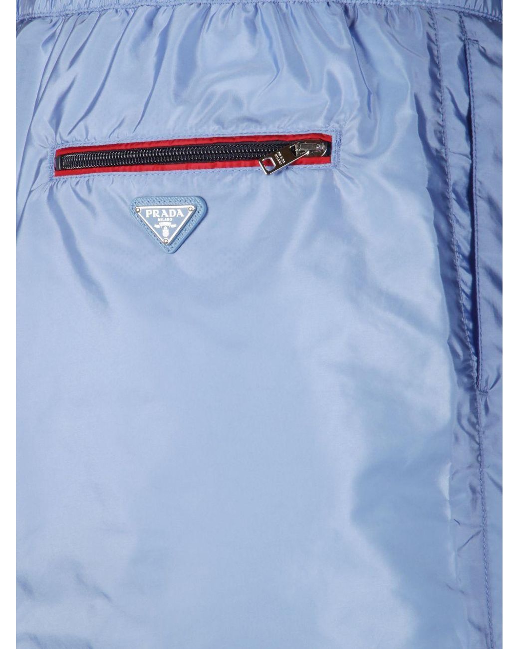Prada Blue プラダ リナイロン スイムショーツ for men