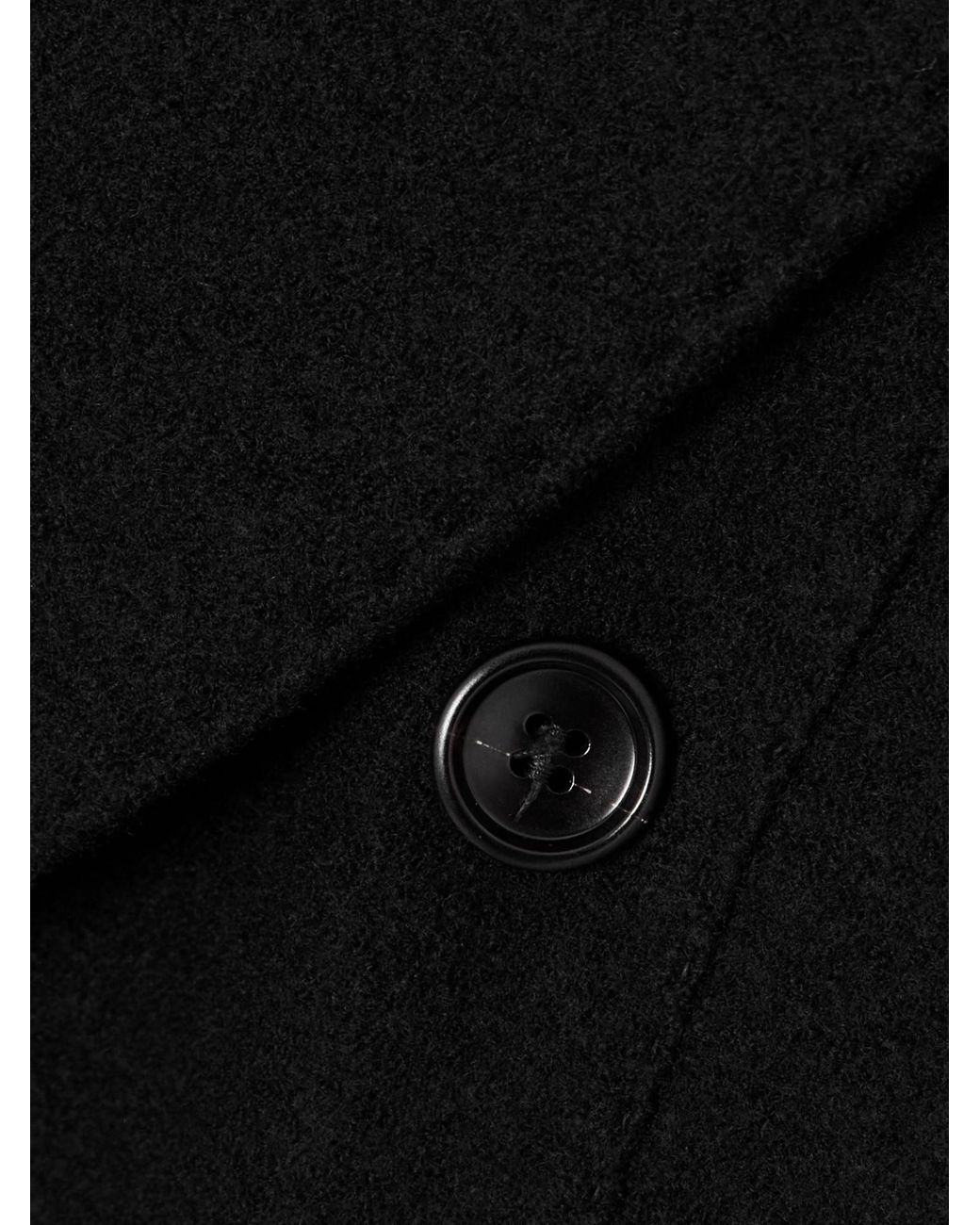 Tom Ford Black Straight Hem Long Coat