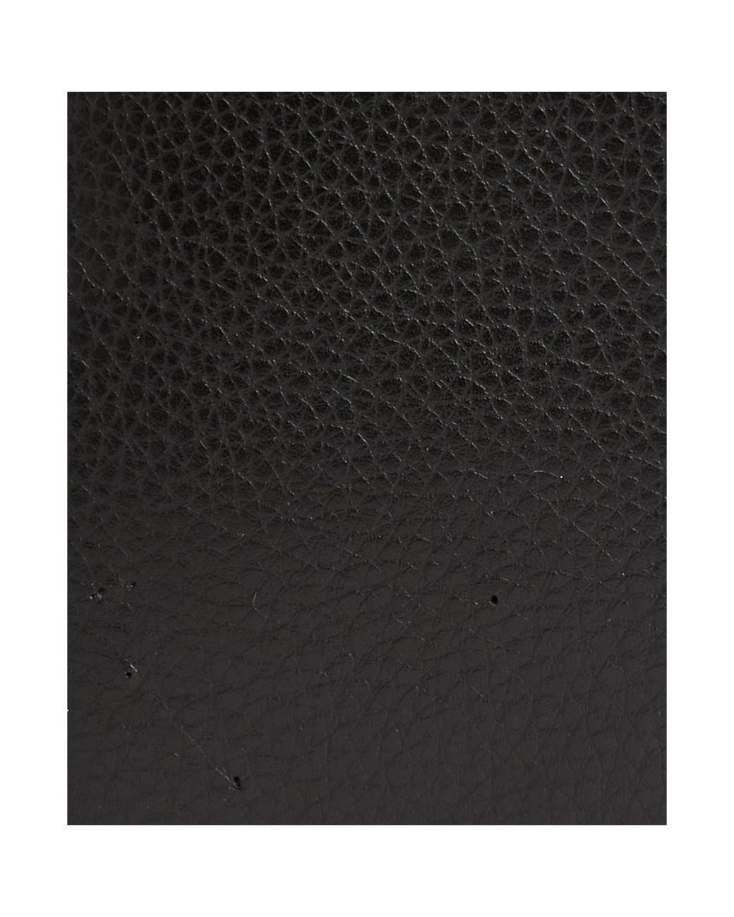 Barbour Black Lychee-Pattern Leather Crossbody Bag