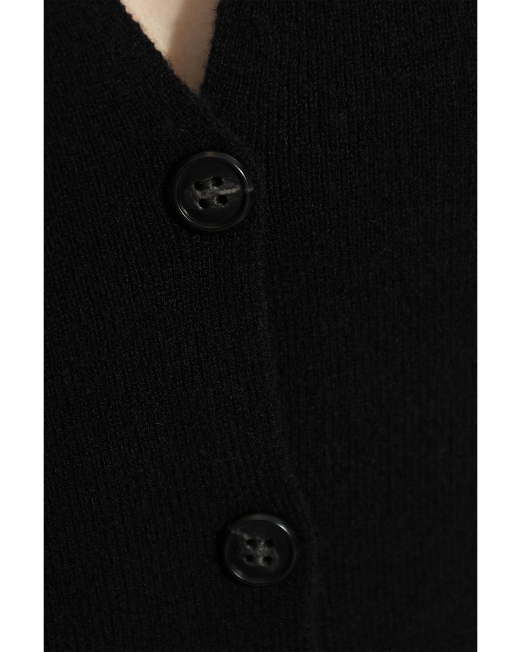 Lisa Yang Black Immy Halterneck Buttoned Top