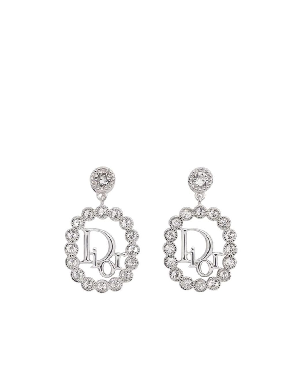 Dior White Parure Earrings