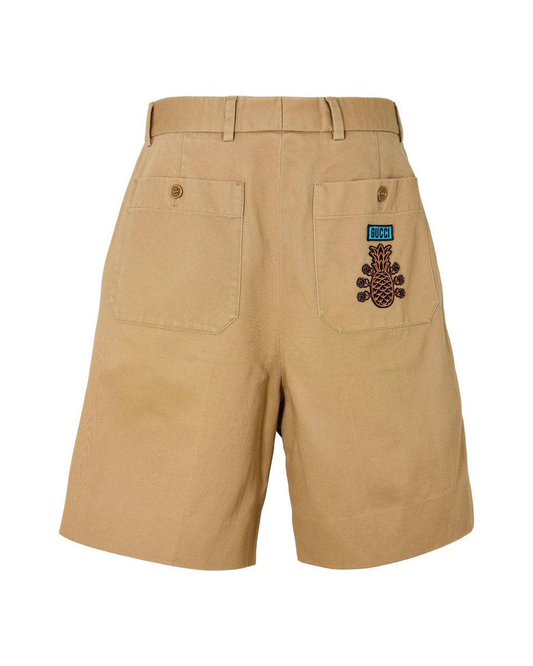 Gucci Natural Solid-Color Casual Shorts for men