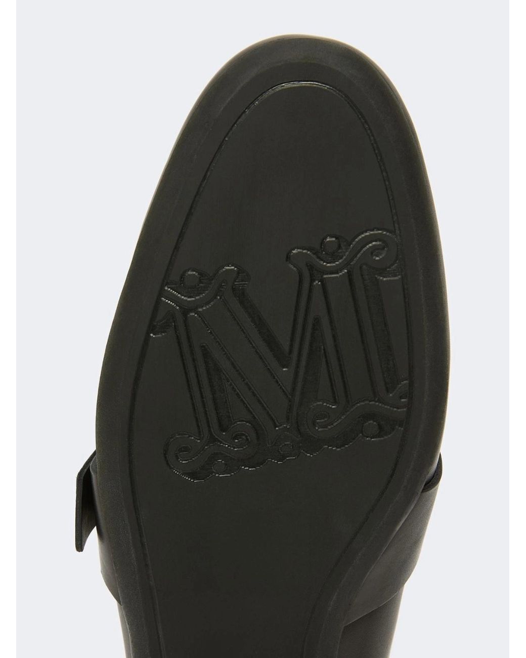 Max Mara Black Tassel Loafers