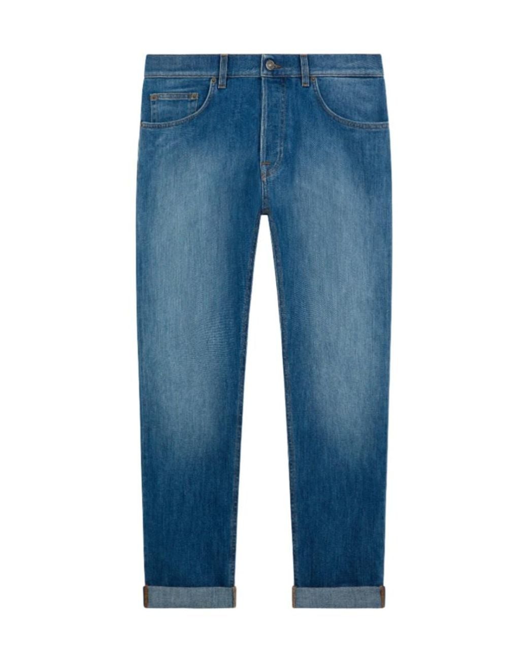Dondup Blue George Regular Fit Jeans for men