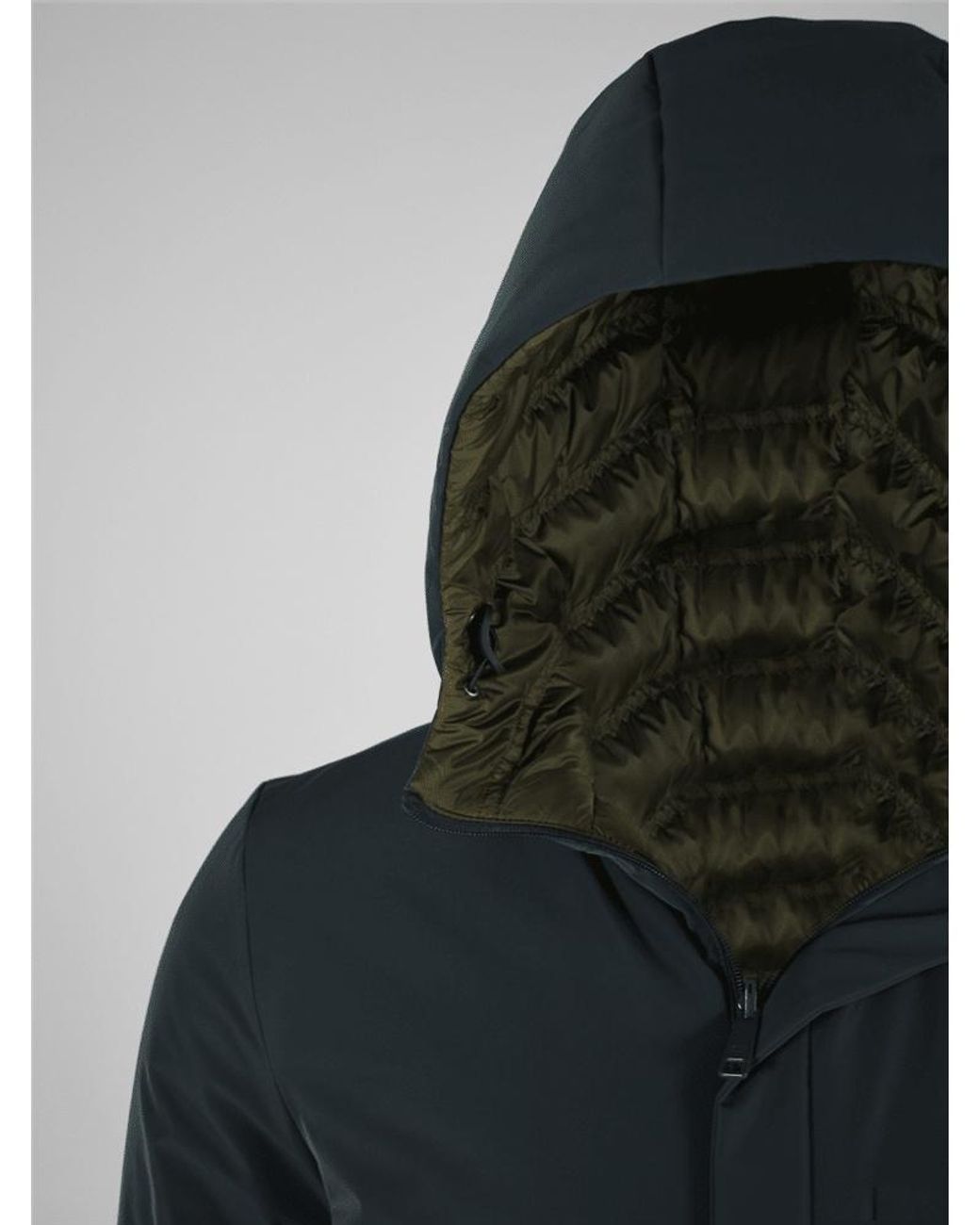 Prada Black Double-Sided Hooded Casual Jacket for men
