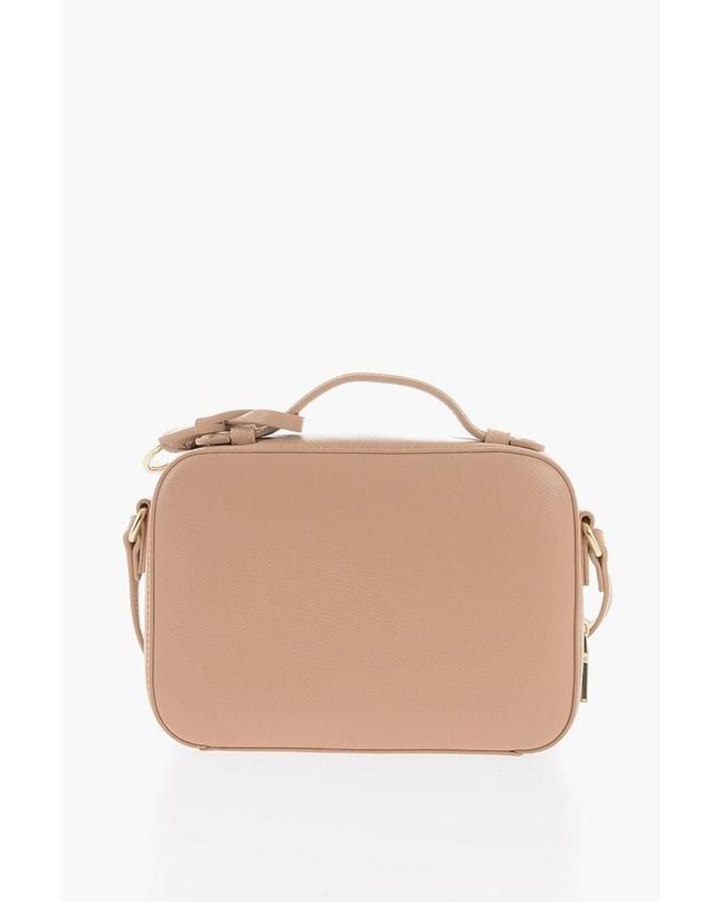 Moschino Natural Zippered Shoulder Bag