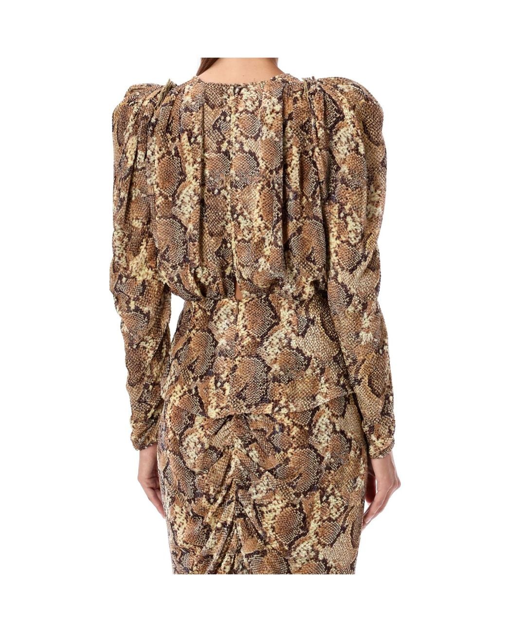 Isabel Marant Brown Marlin Blouse