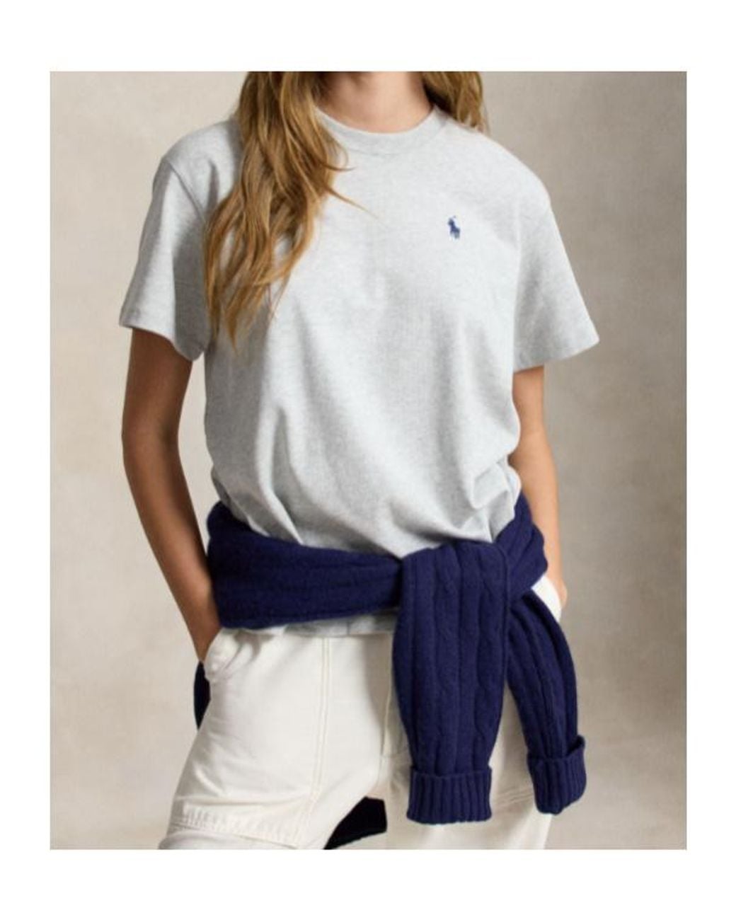 Polo Ralph Lauren White Logo-Print Cotton T-Shirt