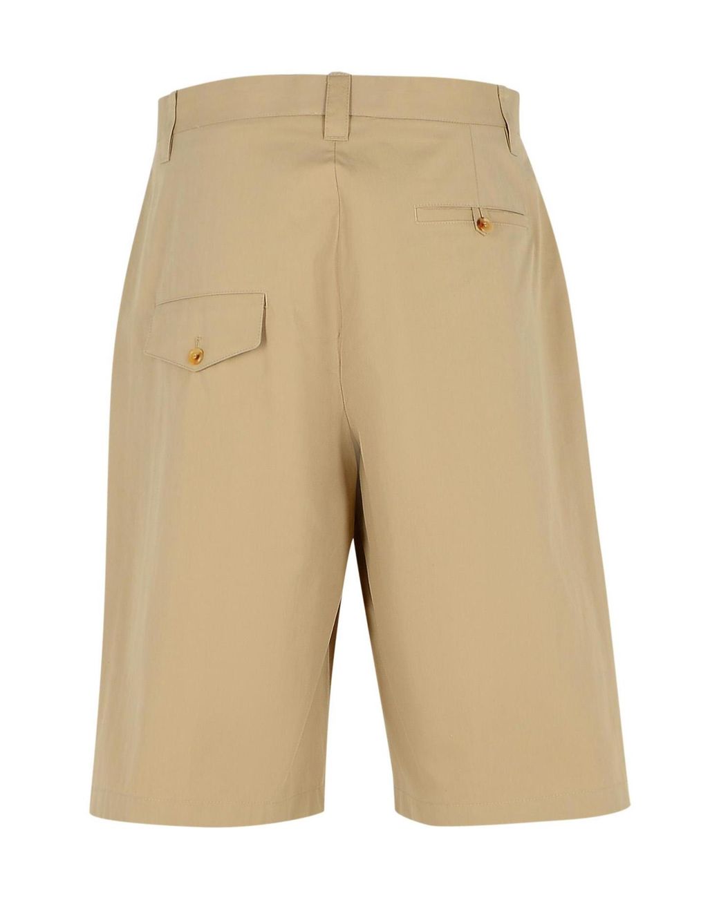 Moschino Natural Straight Leg Bermuda Shorts for men