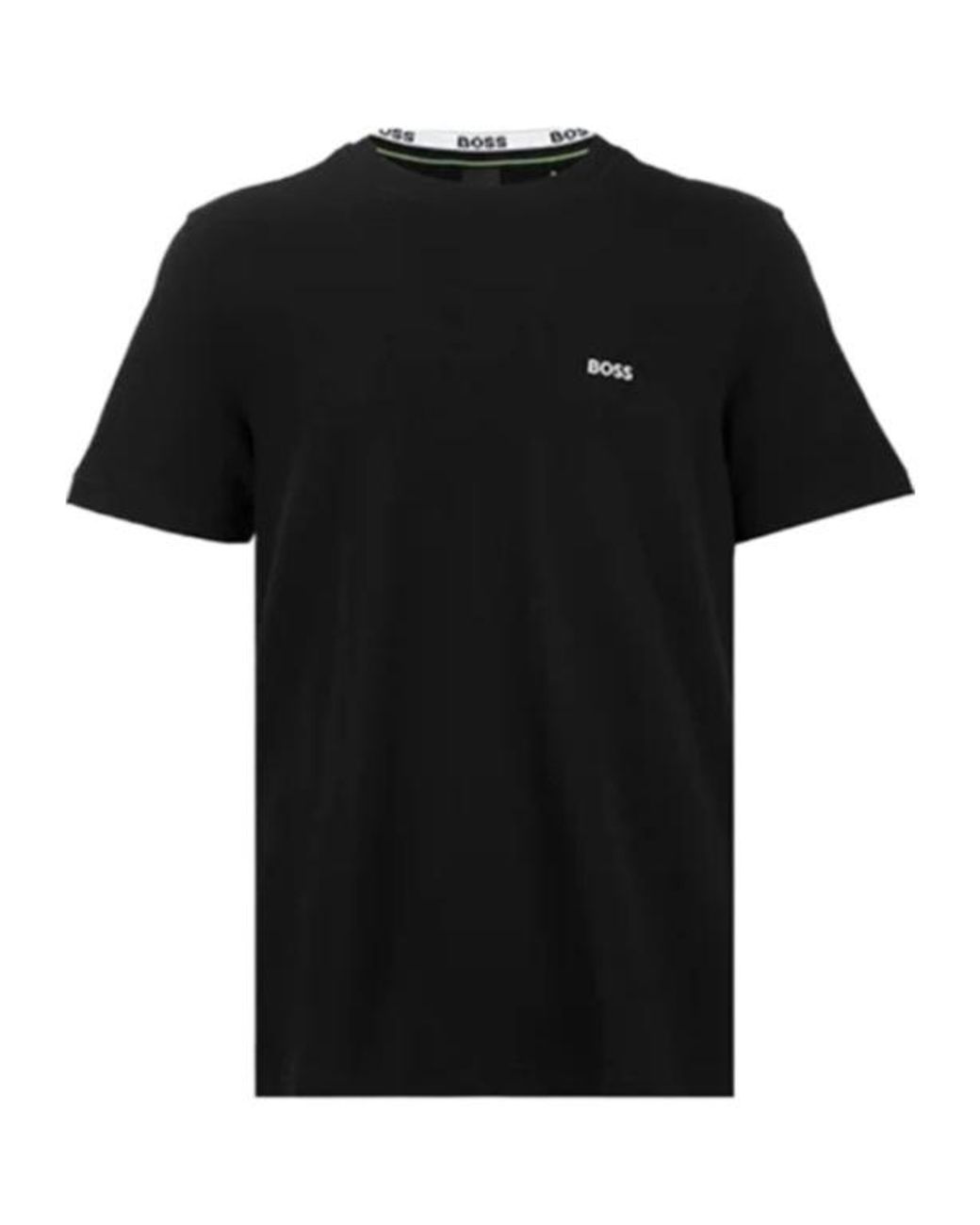 Boss Black Boss Embroidered Logo Crewneck T-Shirt for men