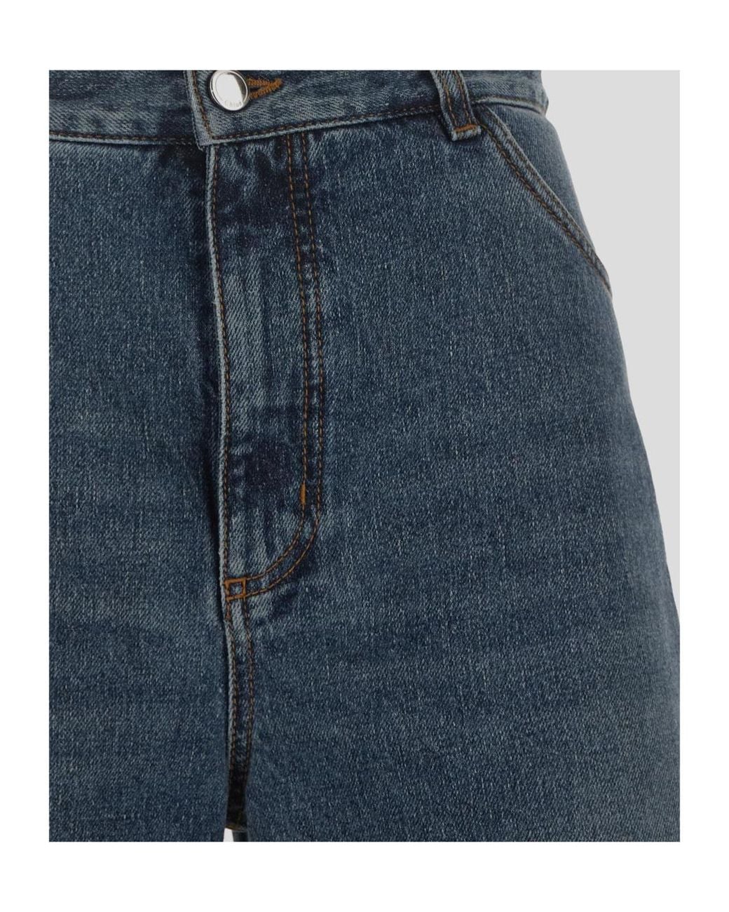 Chloé Blue Chloé Wide-Leg Jeans