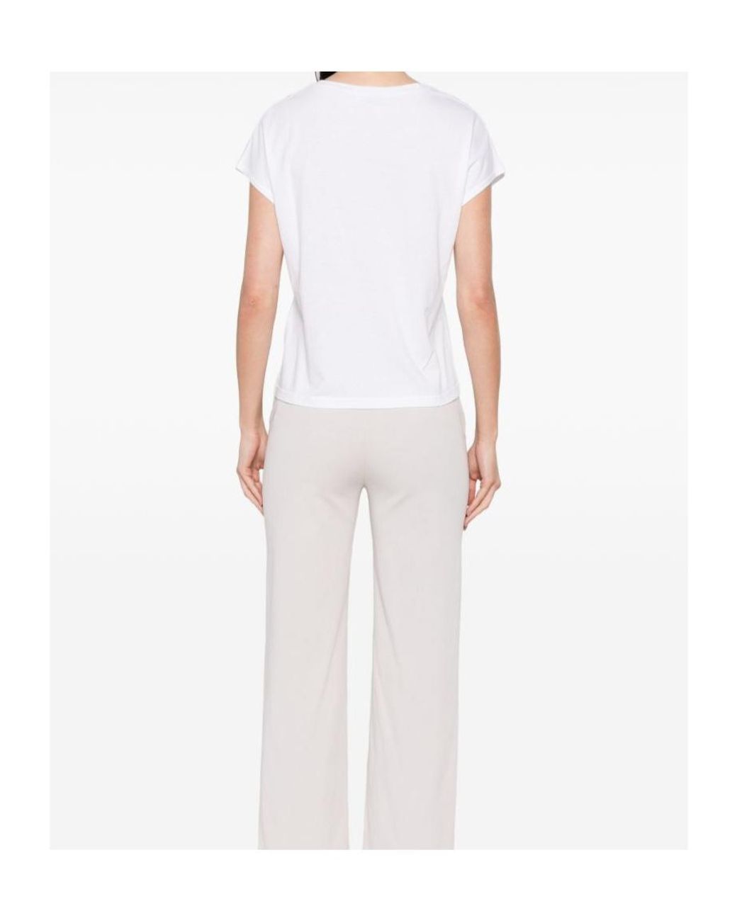 Baserange White Crew-Neck T-Shirt