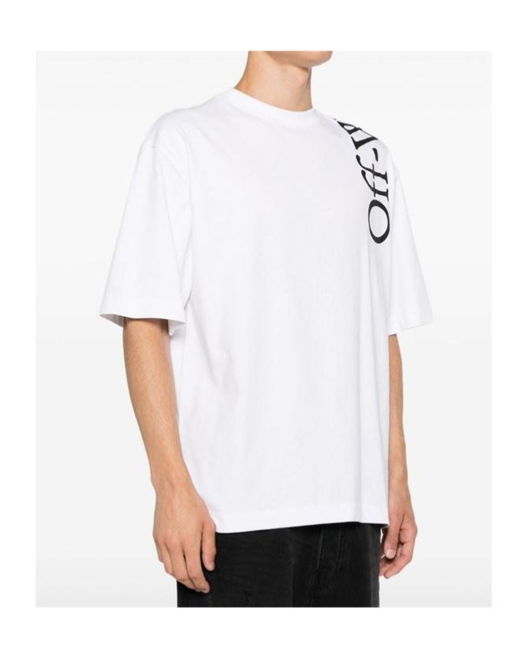 Off-White c/o Virgil Abloh White Vertical Bookish Skate T-Shirt for men