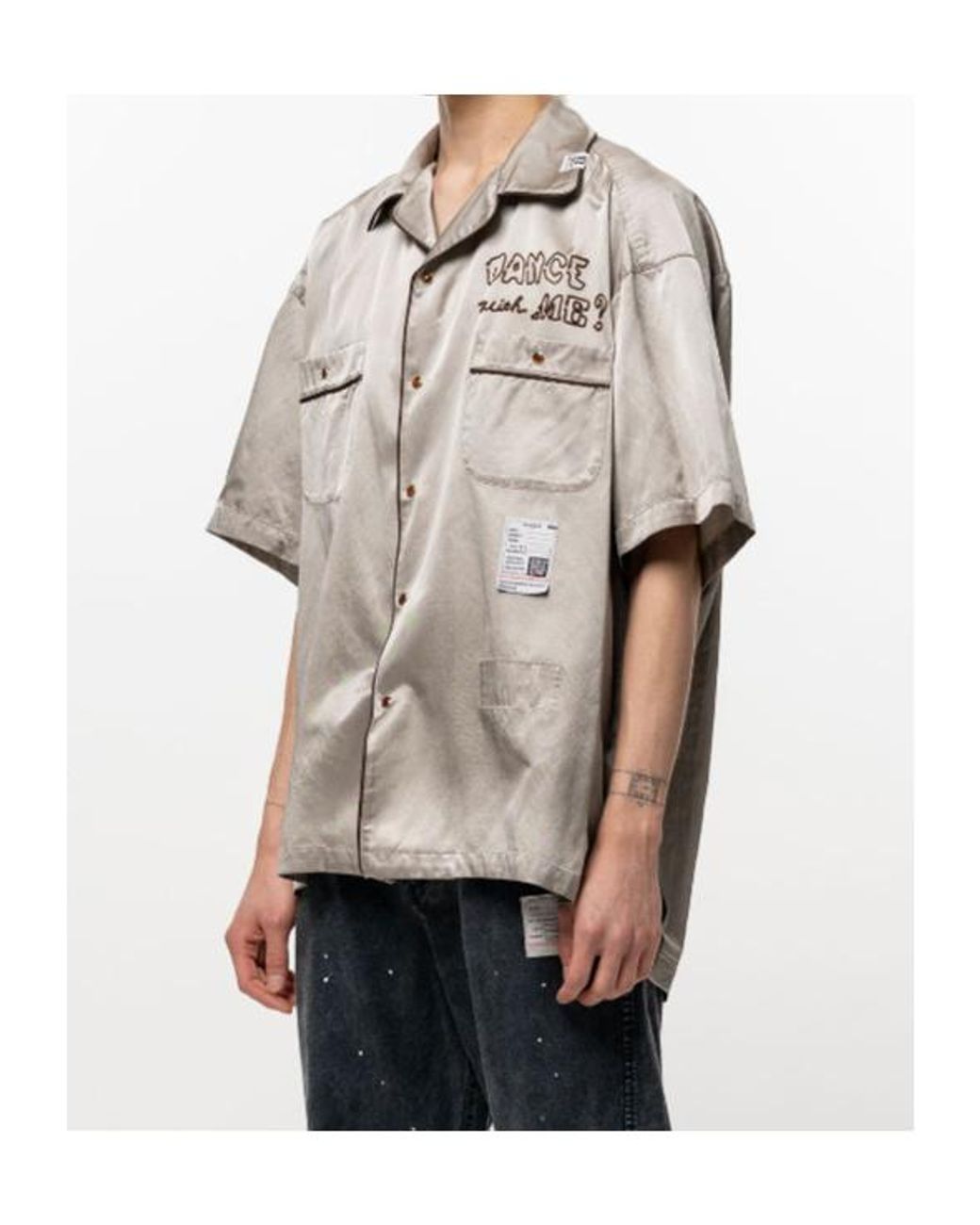 Maison Mihara Yasuhiro Natural Bowling Shirt for men
