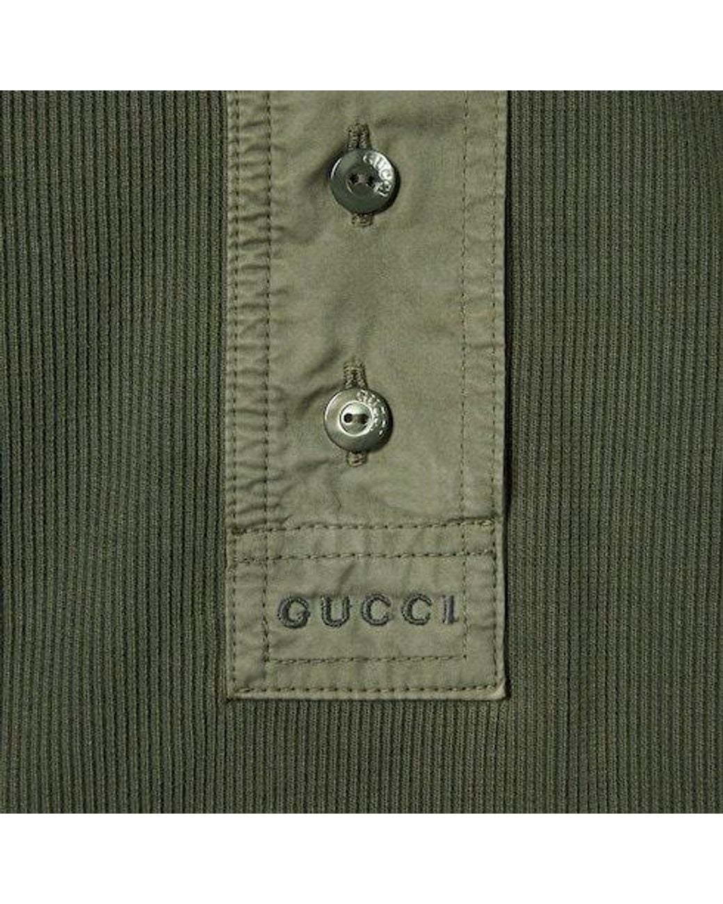 Gucci Green Long Sleeve T-Shirt