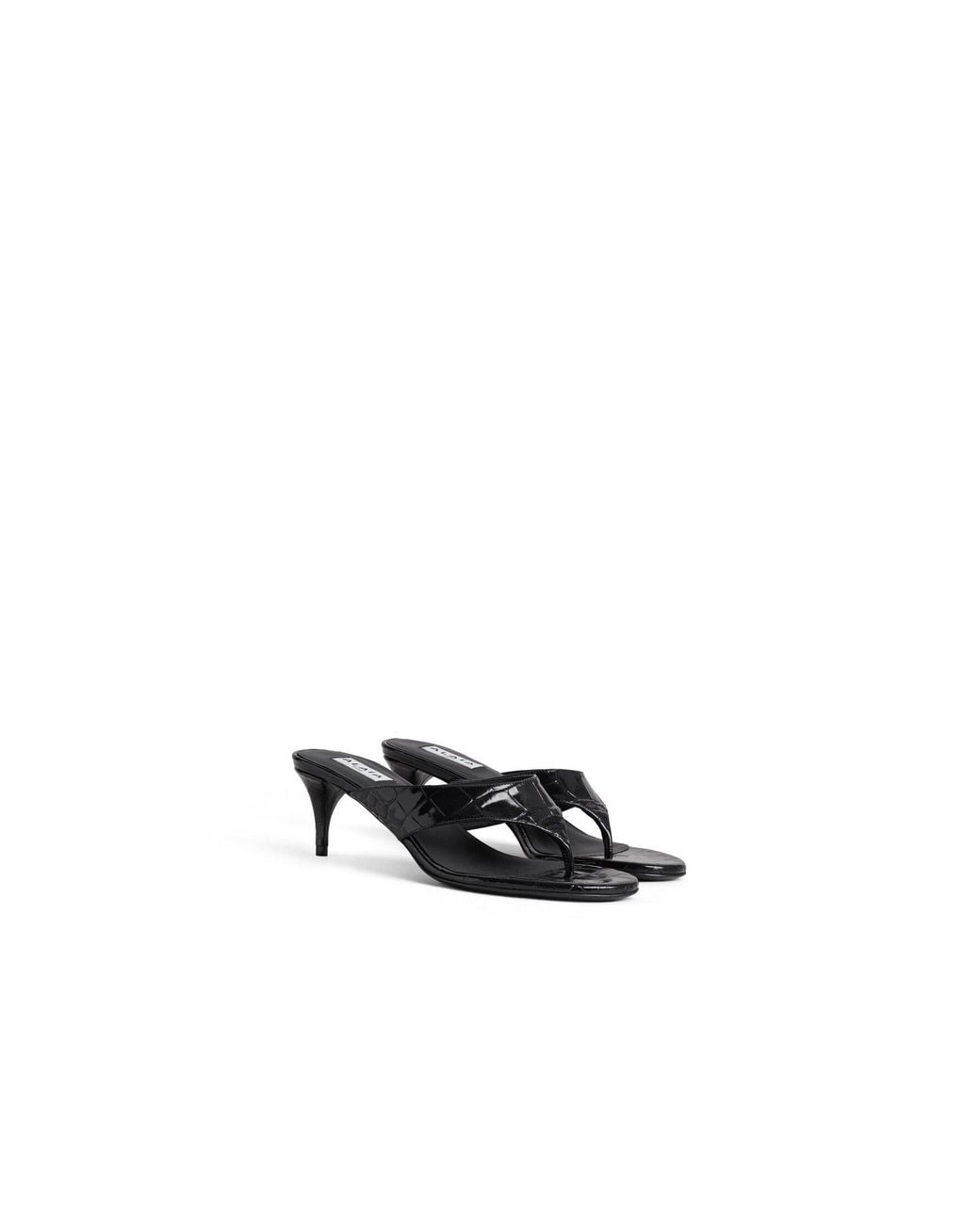 Alaïa Black Mules Tong