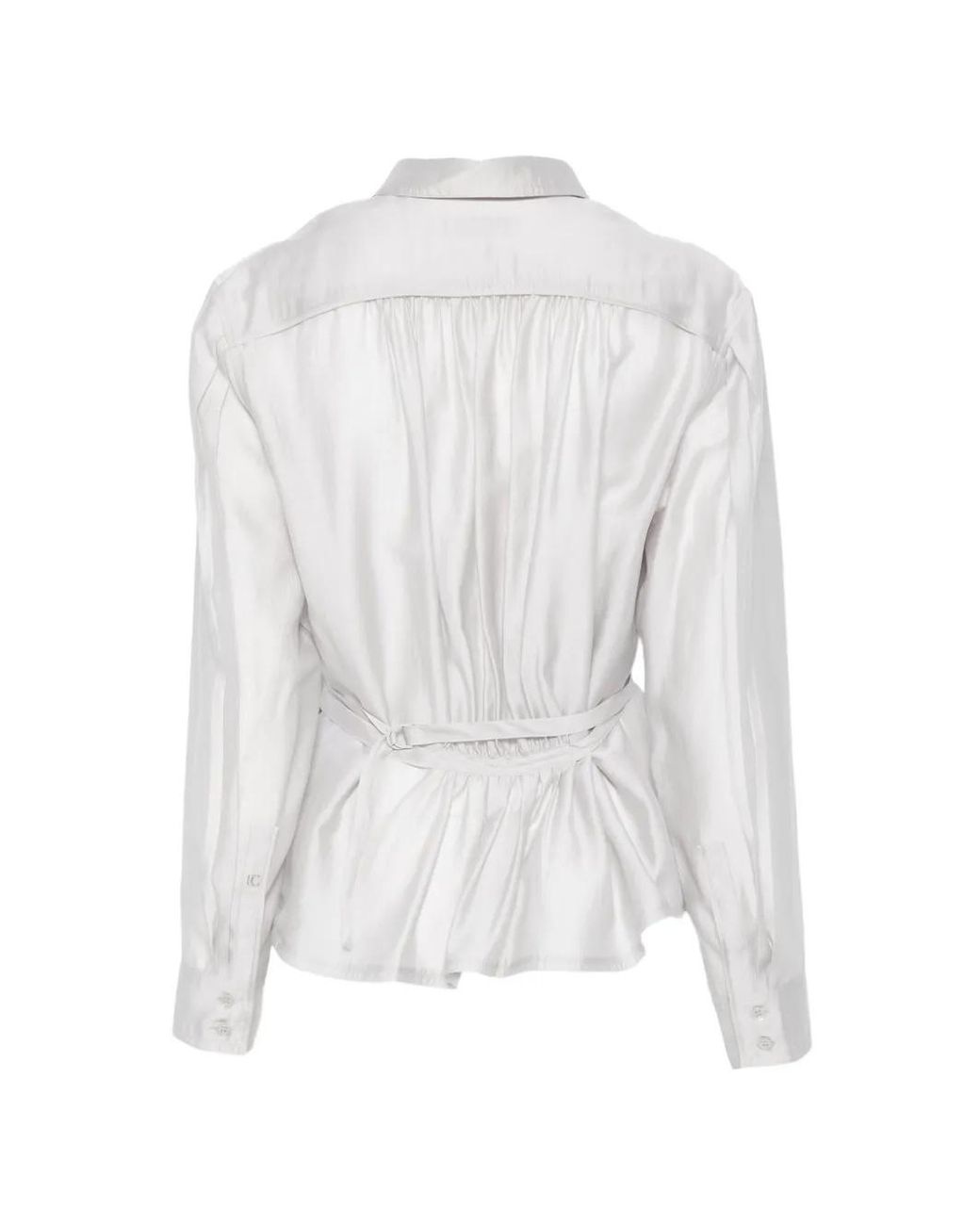 Low Classic White Long Sleeve Shirt