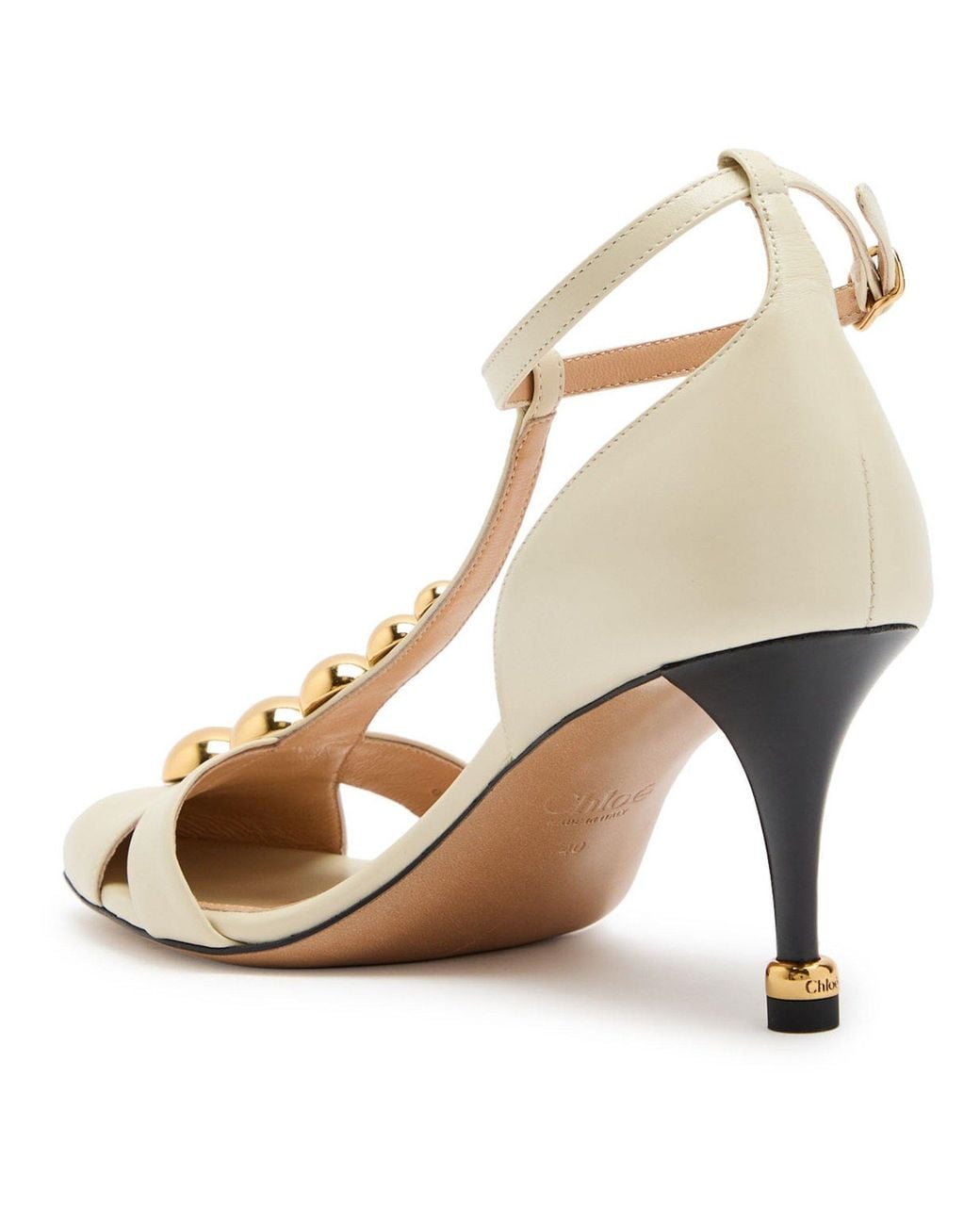 Chloé Metallic Simple High Heels