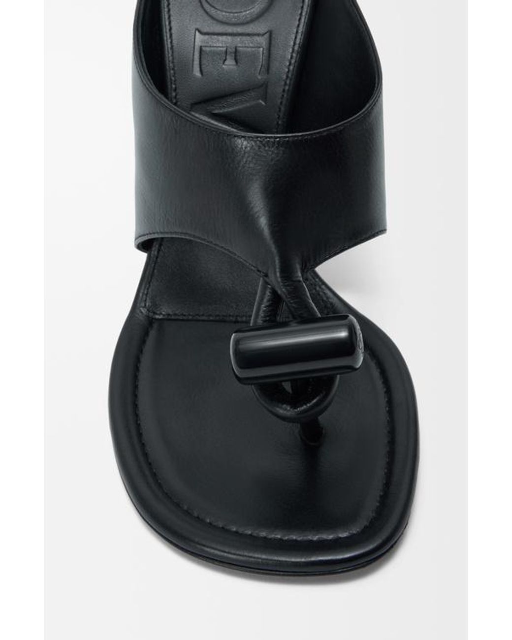 Loewe Black Toggle Sandal