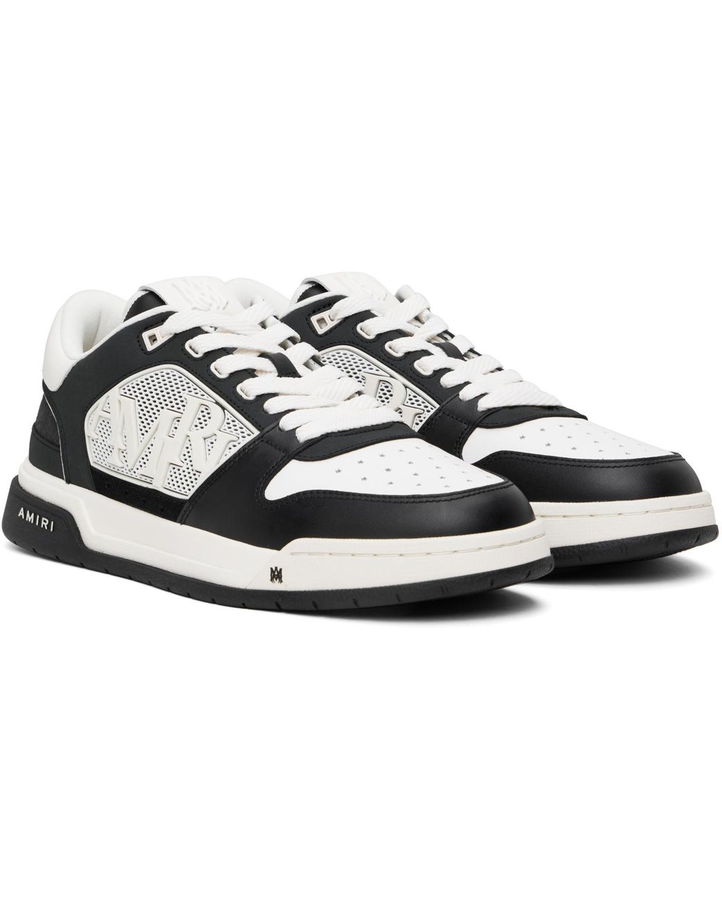 Amiri White Ma Quad Debossed Classic Low Sneakers for men