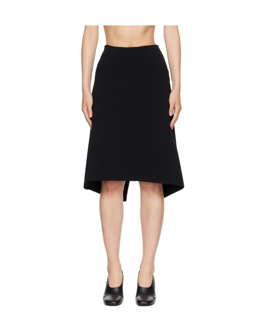 Totême White Back-Slit Skirt