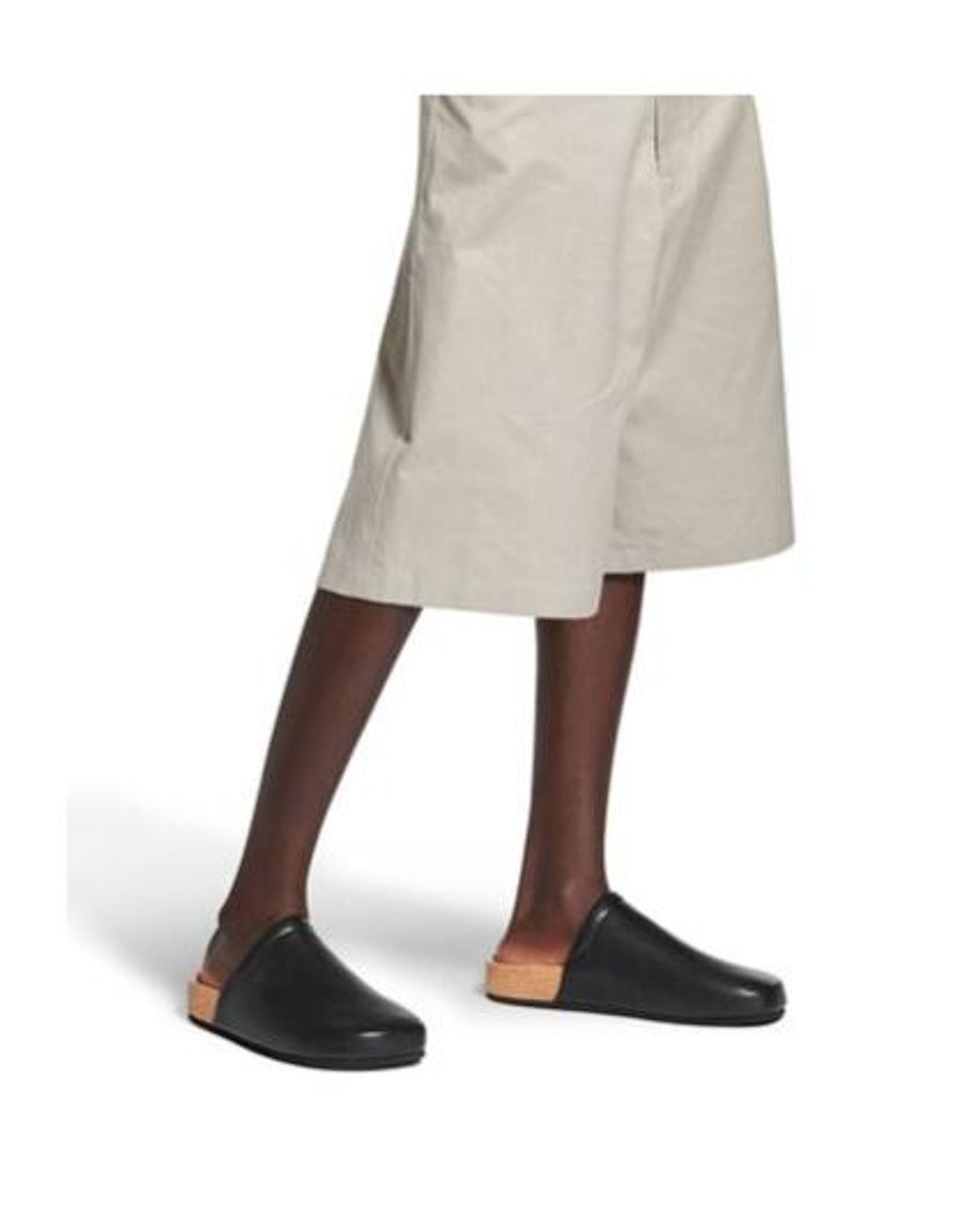 Balenciaga Black X Scholl Flat Mules for men