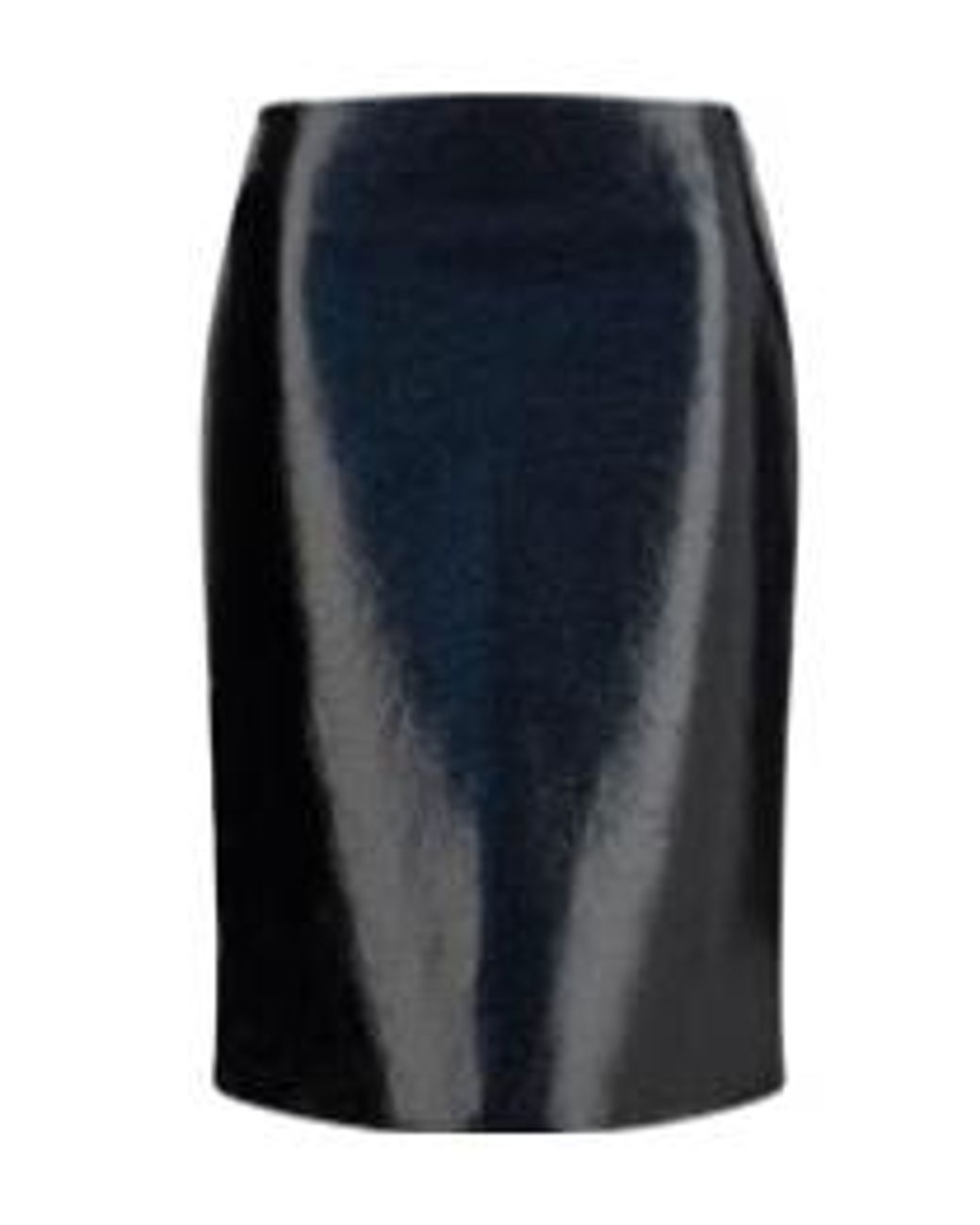Courreges Blue Courrèges Vinyl Midi Skirt