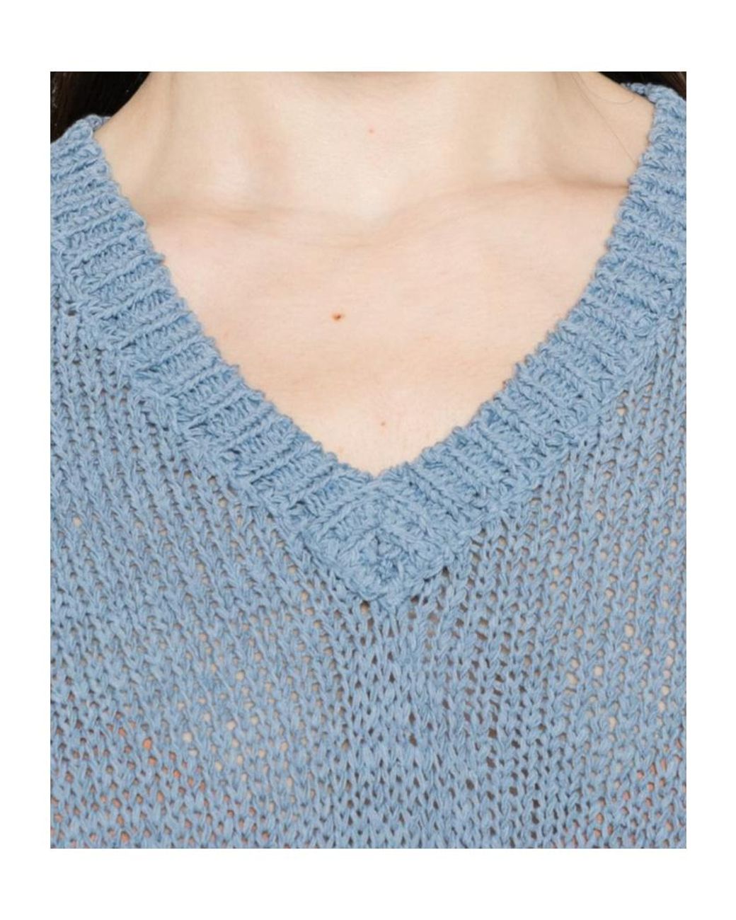 Baserange Blue Long-Sleeved Knitwear