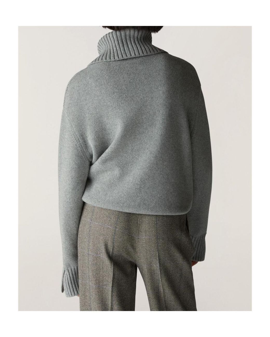 Loro Piana Blue Parksville Half-Zipped Knitted Jumper