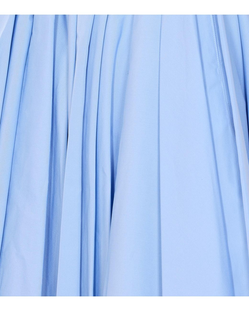 AMI Blue Midi Corolla Skirt