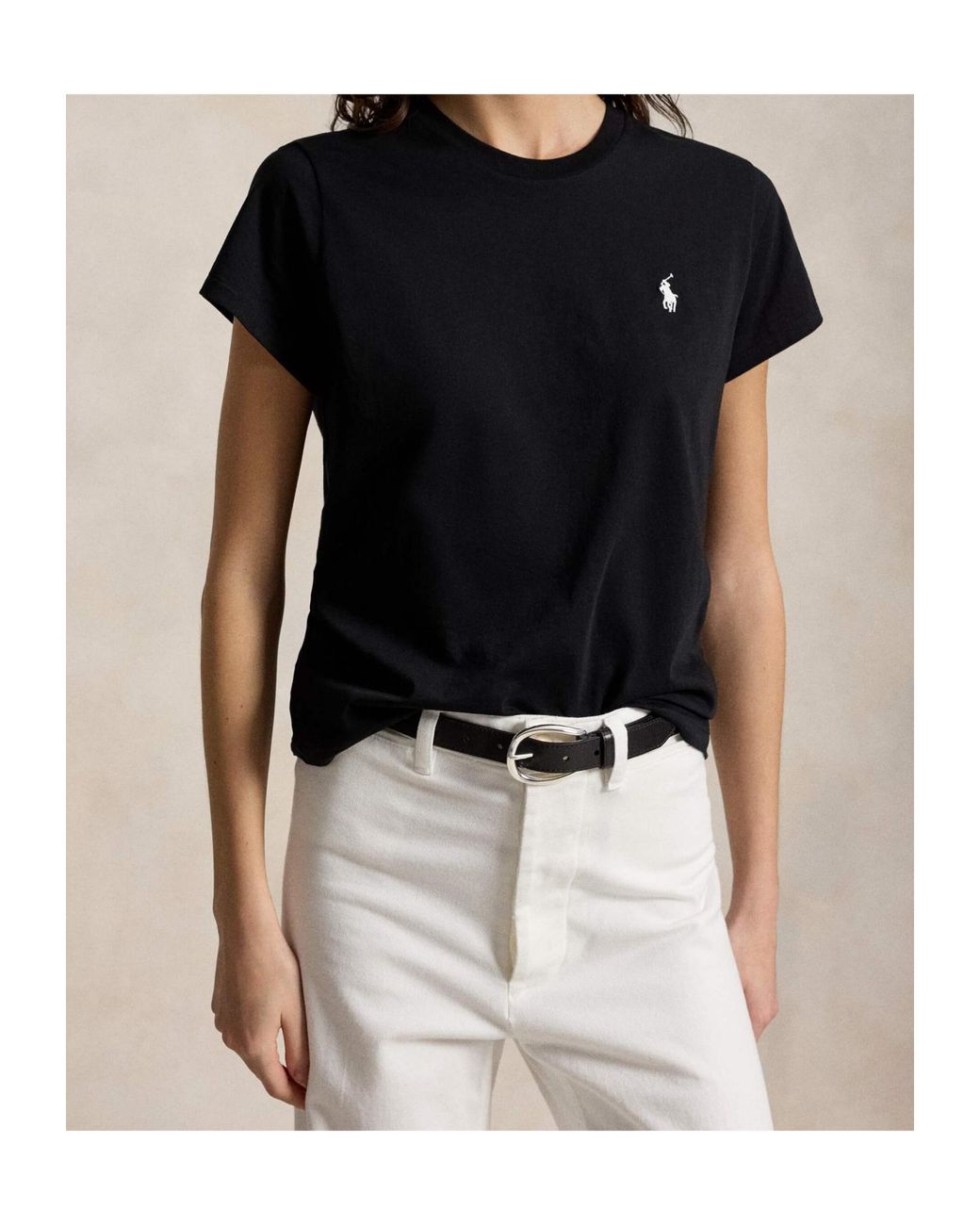 Polo Ralph Lauren Black Ralph Lauren Logo Crew-Neck T-Shirt