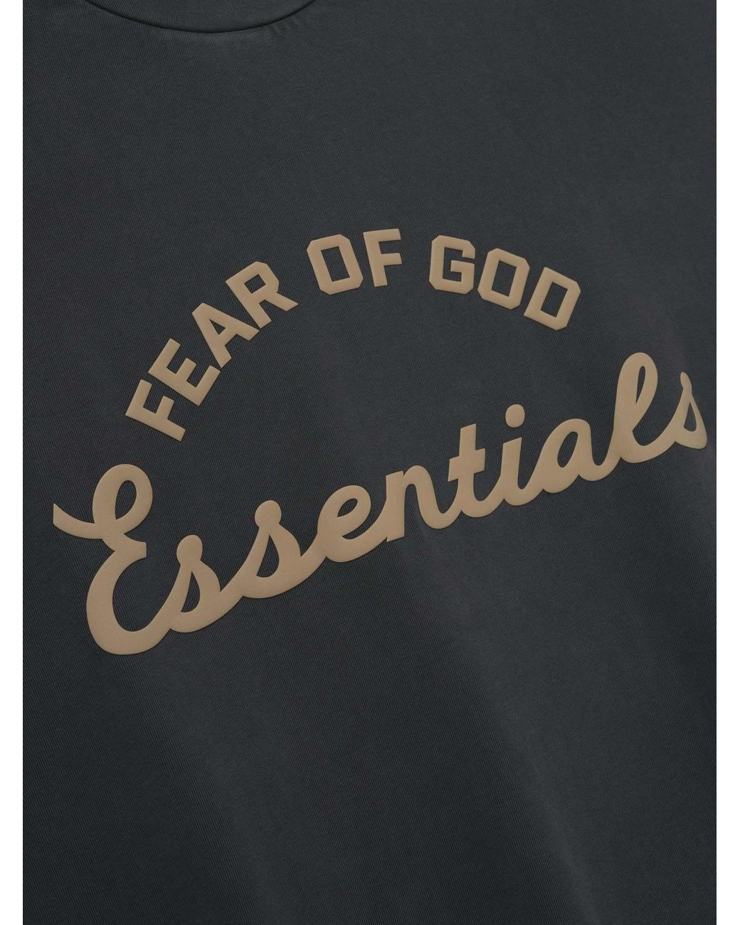 Fear Of God Black Logo Long-Sleeve T-Shirt for men