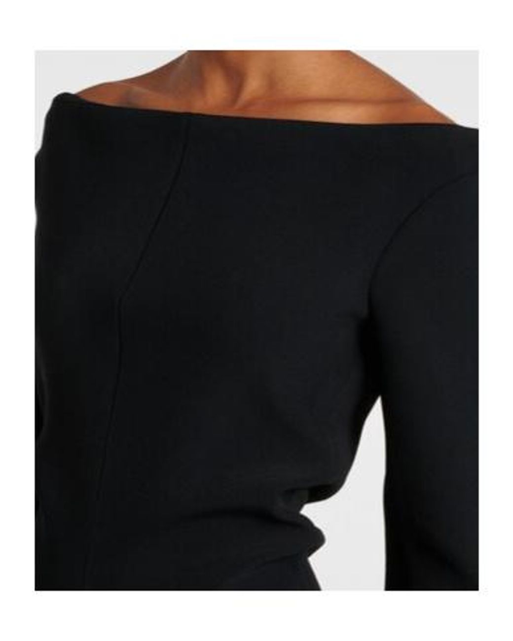 Proenza Schouler Black Yara Midi Dress