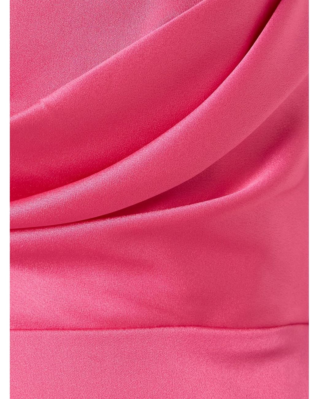 Alex Perry Pink Slim-Fit Off-Shoulder Formal Dress