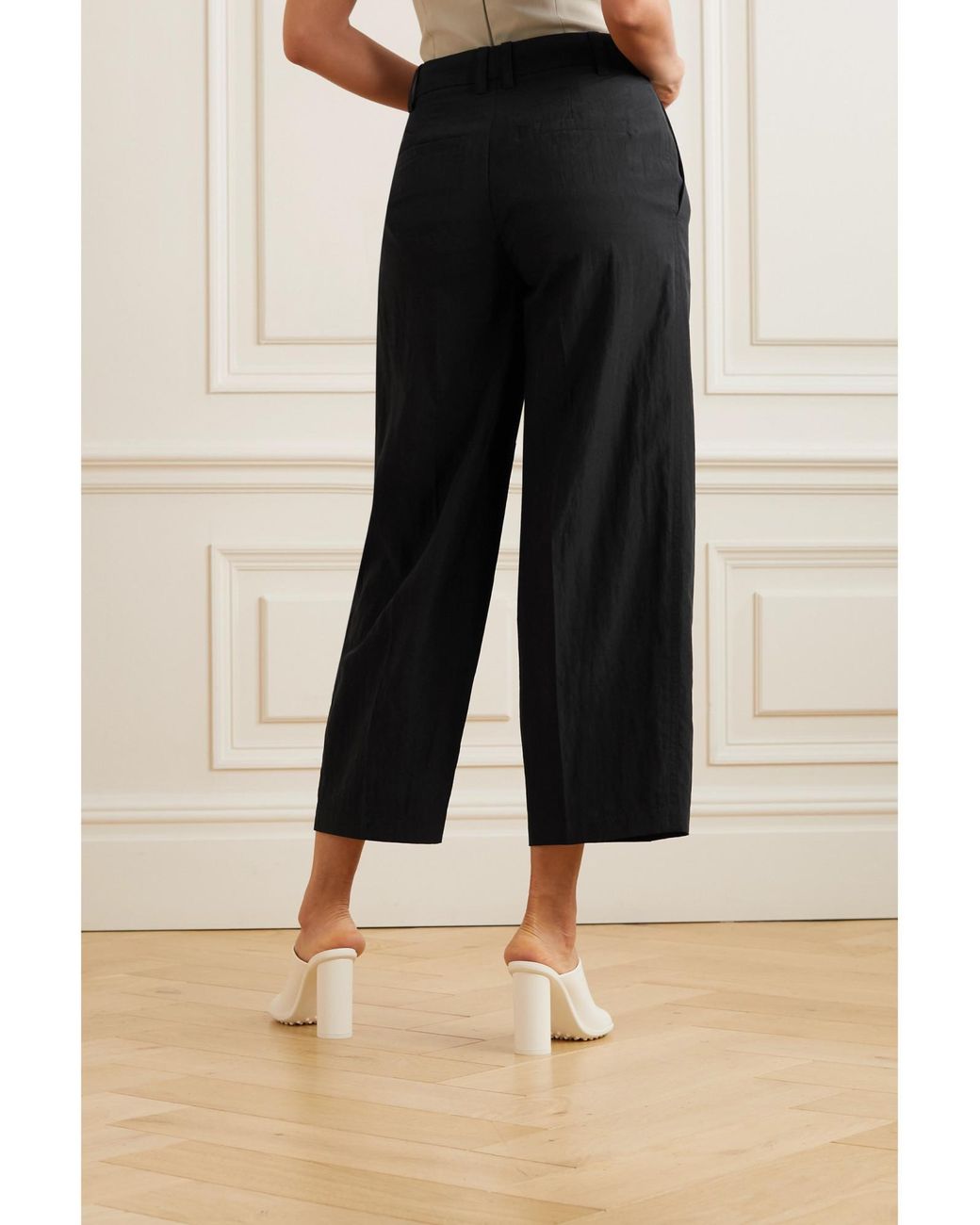 Vince Black Comfortable High-Waisted Pants