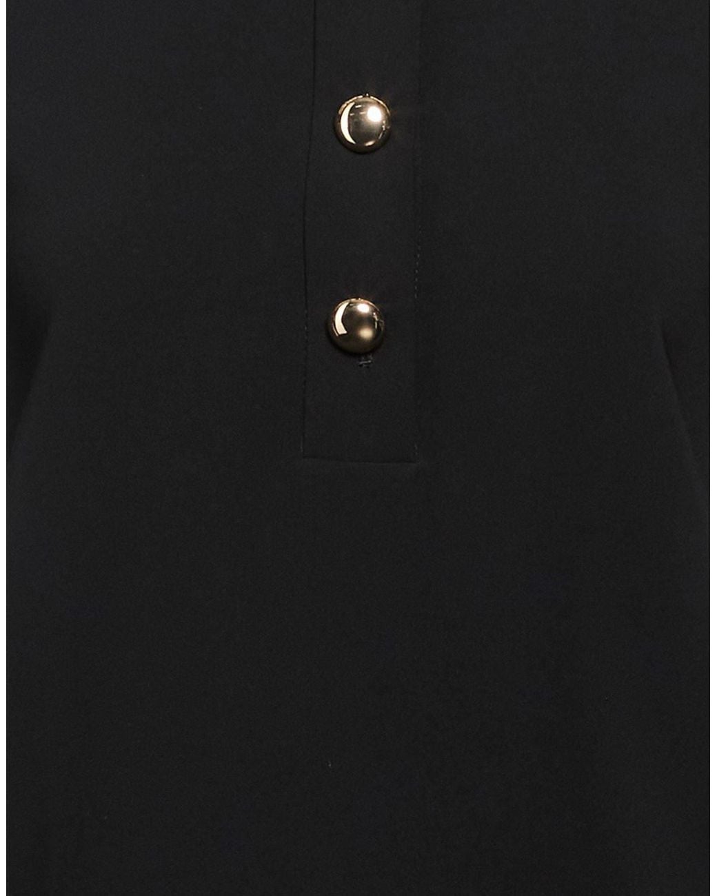 Max Mara Black Solid-Colored Sleeveless Top