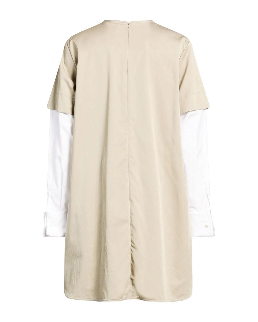 Max Mara Natural Two-Tone Trumpet Skirt