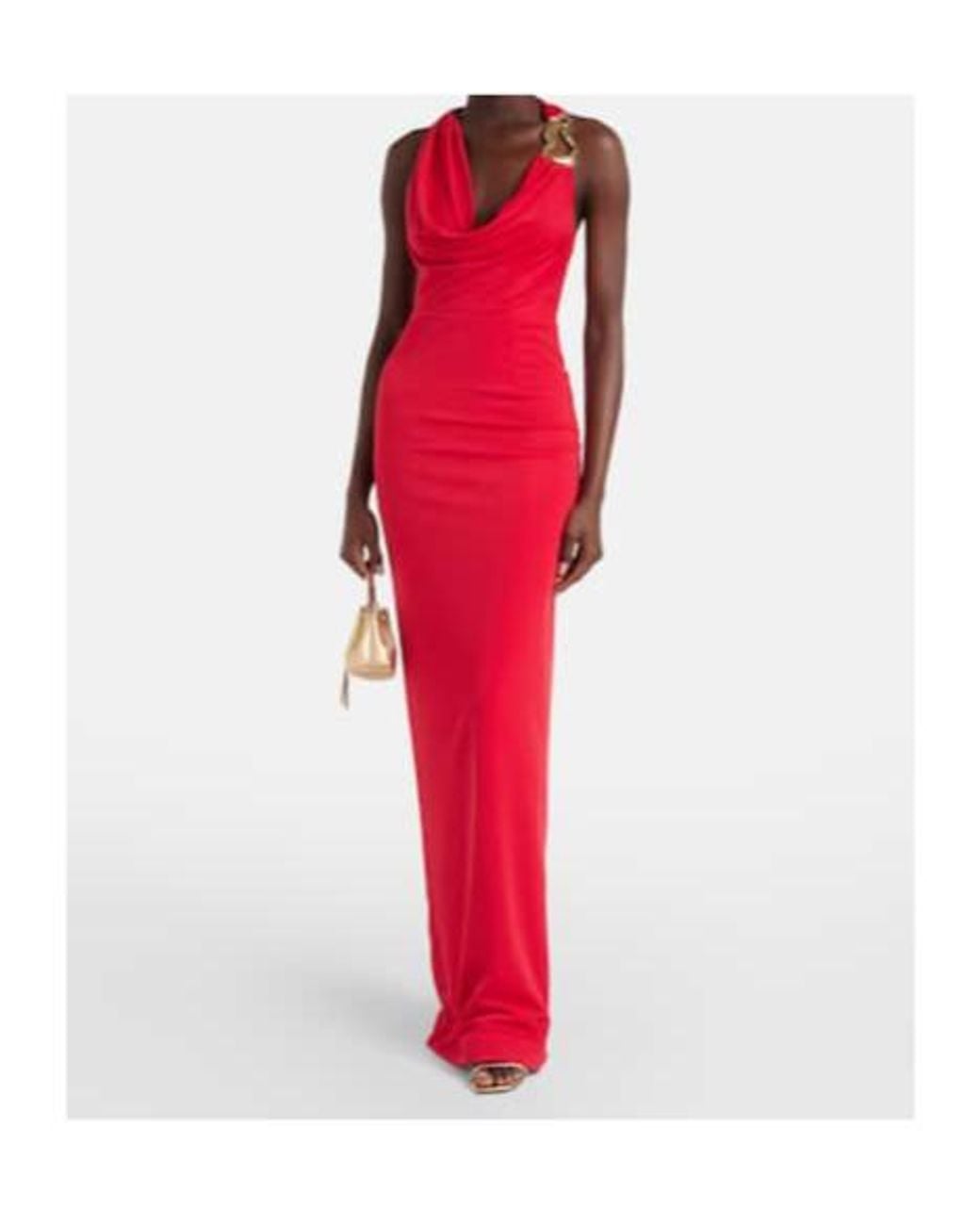 Rebecca Vallance Red Carmine Gown