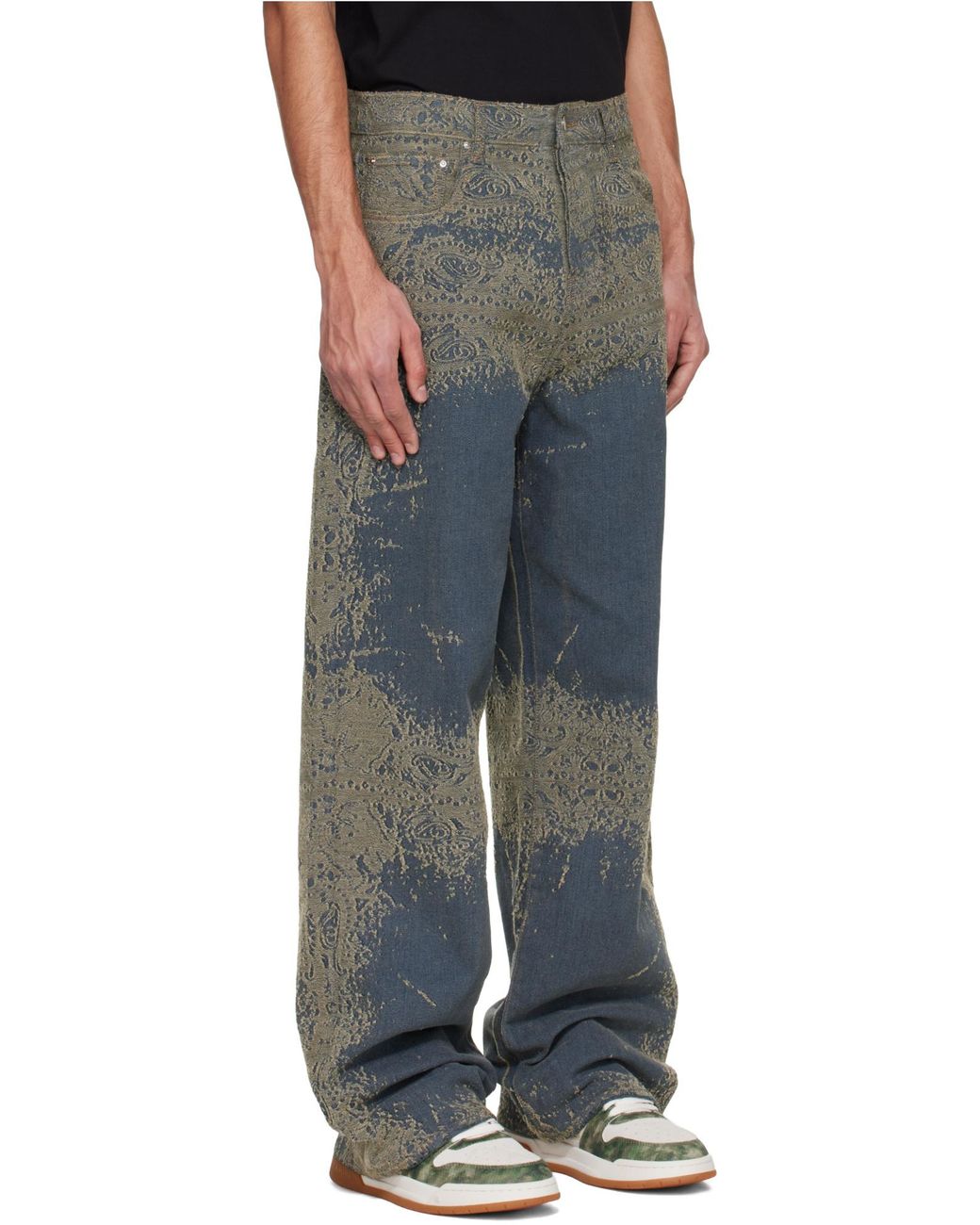 Amiri Gray Jeans Cotton for men