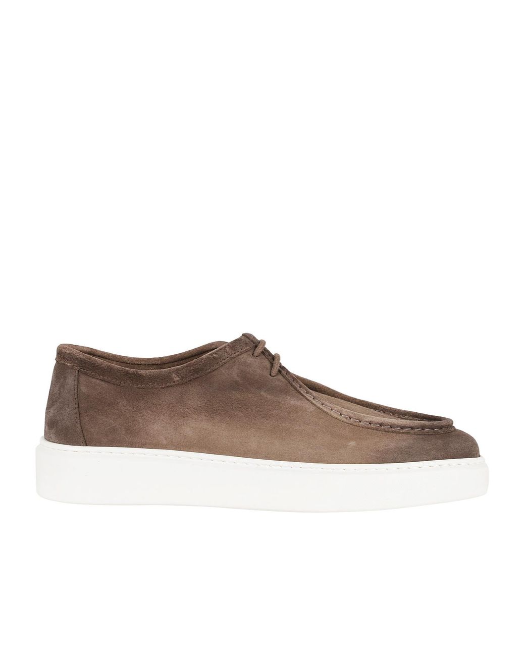 Doucal's Brown Swifuz Chukka Low-Top Sneakers for men