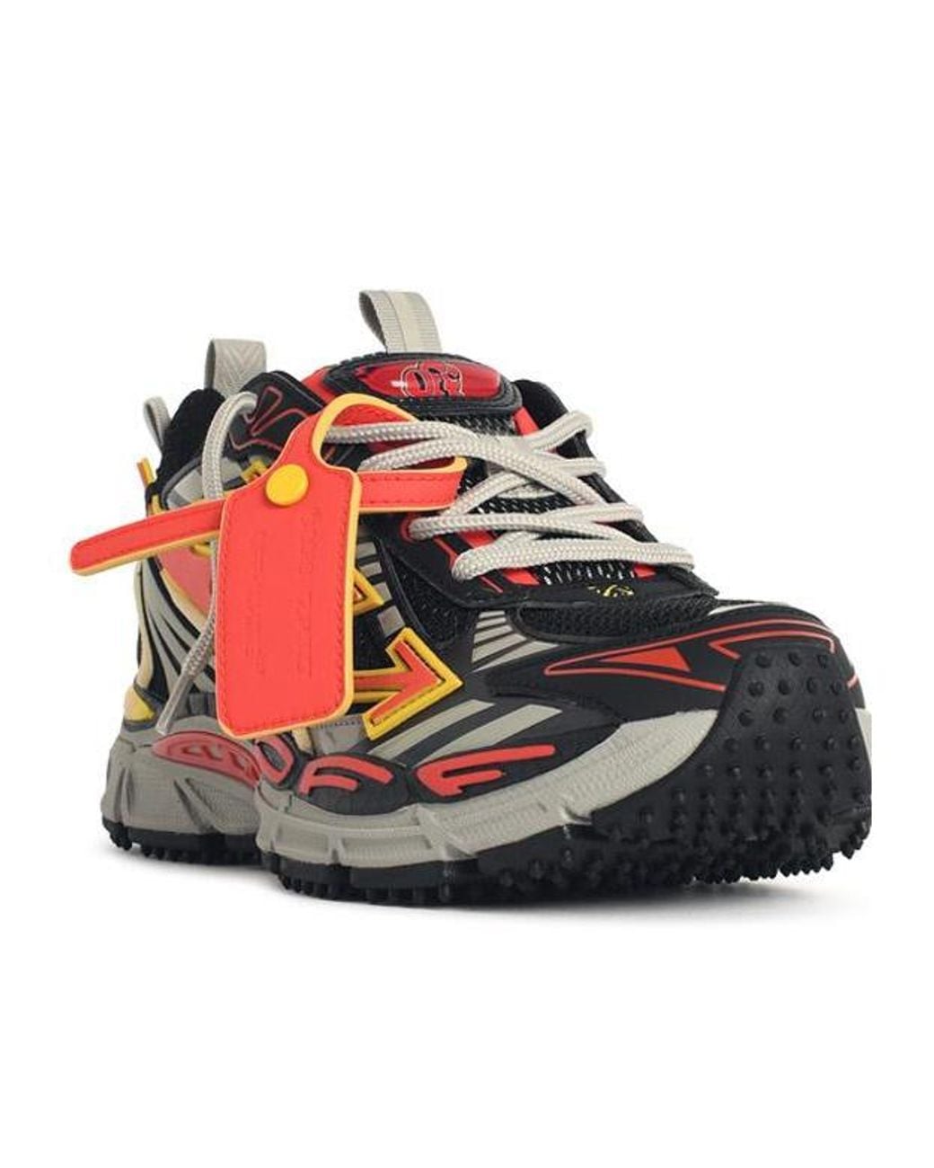 Off-White c/o Virgil Abloh Black Be Right Back Mesh And Sneakers for men