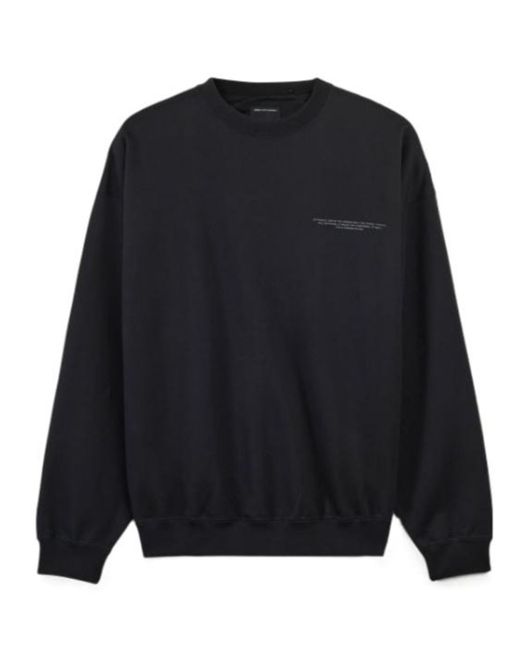 Y-3 Black Logo Printed Crewneck Sweatshirt for men