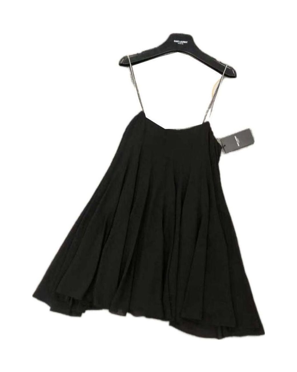 Saint Laurent Black Sling Dress