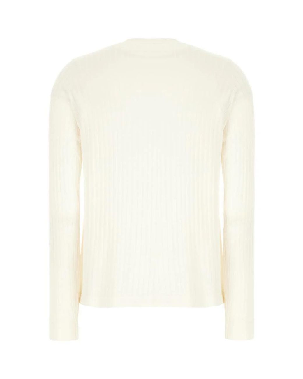 The Row White Long-Sleeved Tops