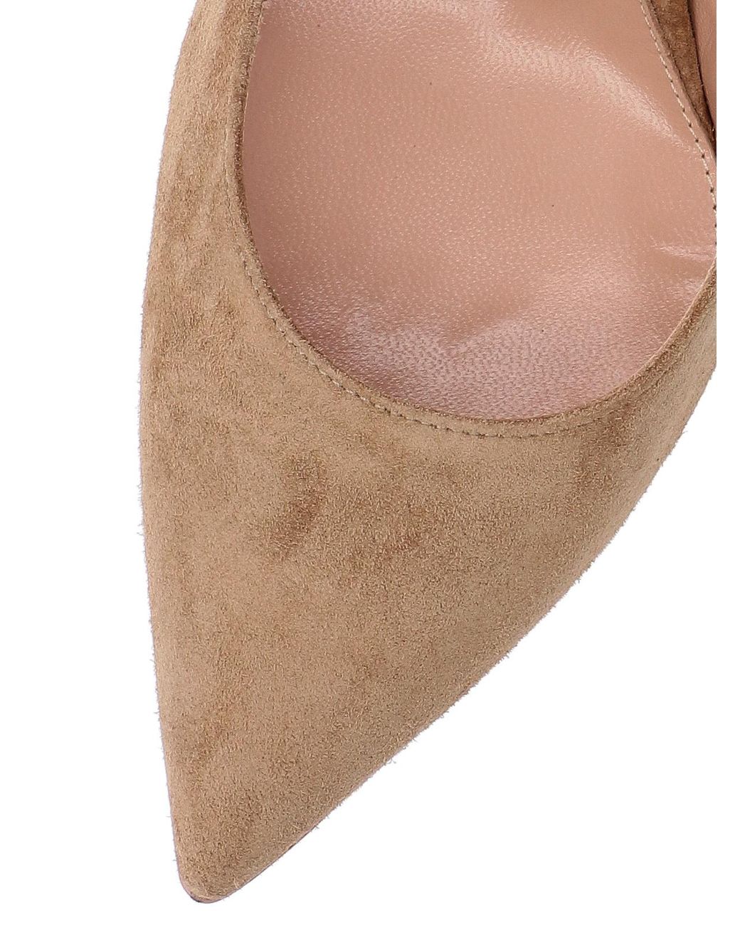 Gianvito Rossi Pink Pointed-Toe Pumps
