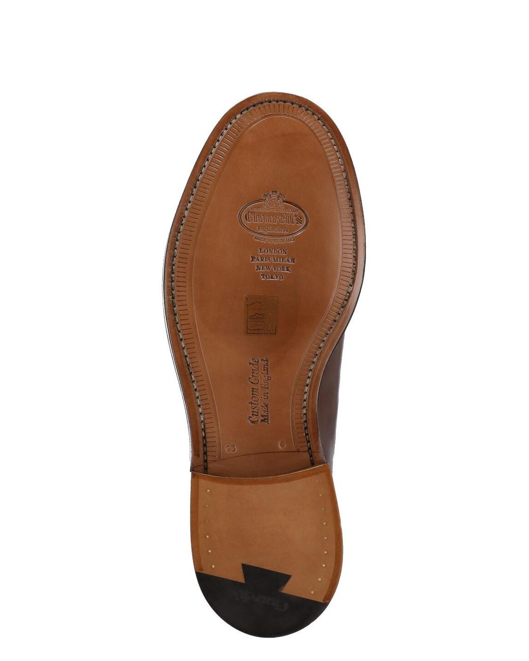 Church's Brown Round-Toe Lace-Up Shoes for men